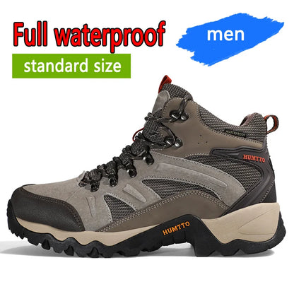 HUMTTO Hiking Shoes Men Winter Outdoor Sports Climbing Shoes Hunting Shoes Warm Women Trekking Sneakers Ankle Boots Tactical