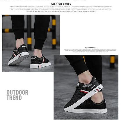Sneakers casual da uomo, scarpe da skateboard in PU, scarpe basse per studenti, sneakers outdoor, scarpe street con lacci, scarpe da camminata, taglia grande 48