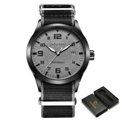 OCHSTIN Men Automatic Mechanical Watch Luxury Casual Dress Military Outdoor Sports Army Mens Wristwatches Waterproof Male Clock