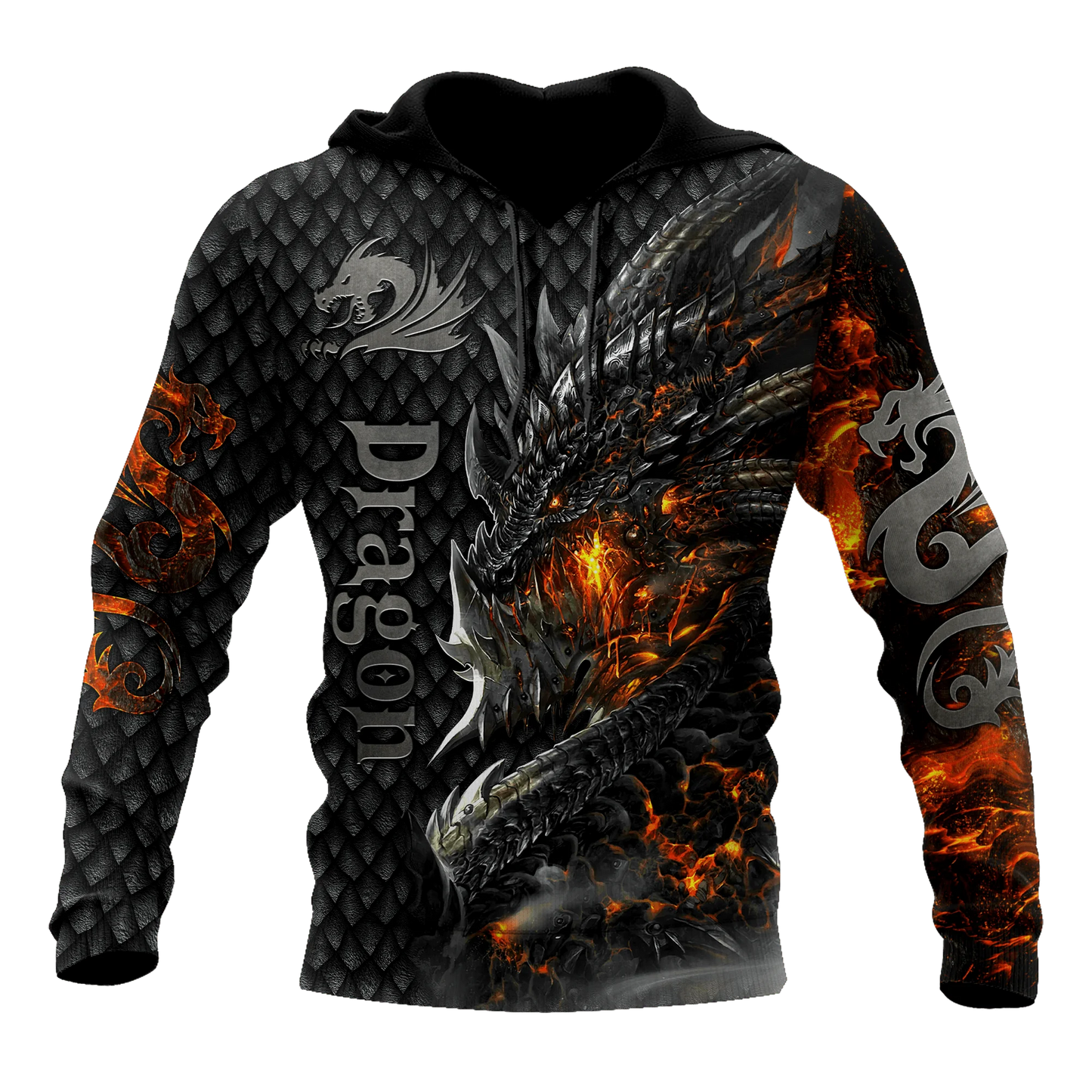 Upea tulilohikäärme 3D -kokopainettu miesten huppari, unisex-hupparit, collegepaita, syksyinen streetwear-rento takki, verryttelyasu KJ749