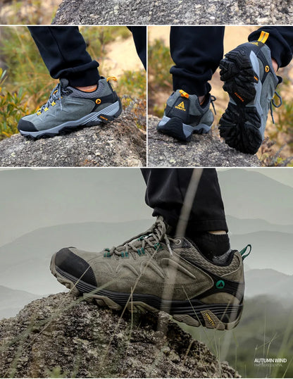 HUMTTO Hiking Shoes Men Winter Outdoor Sports Climbing Shoes Hunting Shoes Warm Women Trekking Sneakers Ankle Boots Tactical