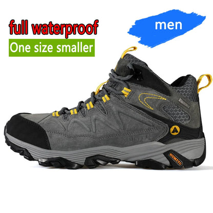 HUMTTO Hiking Shoes Men Winter Outdoor Sports Climbing Shoes Hunting Shoes Warm Women Trekking Sneakers Ankle Boots Tactical