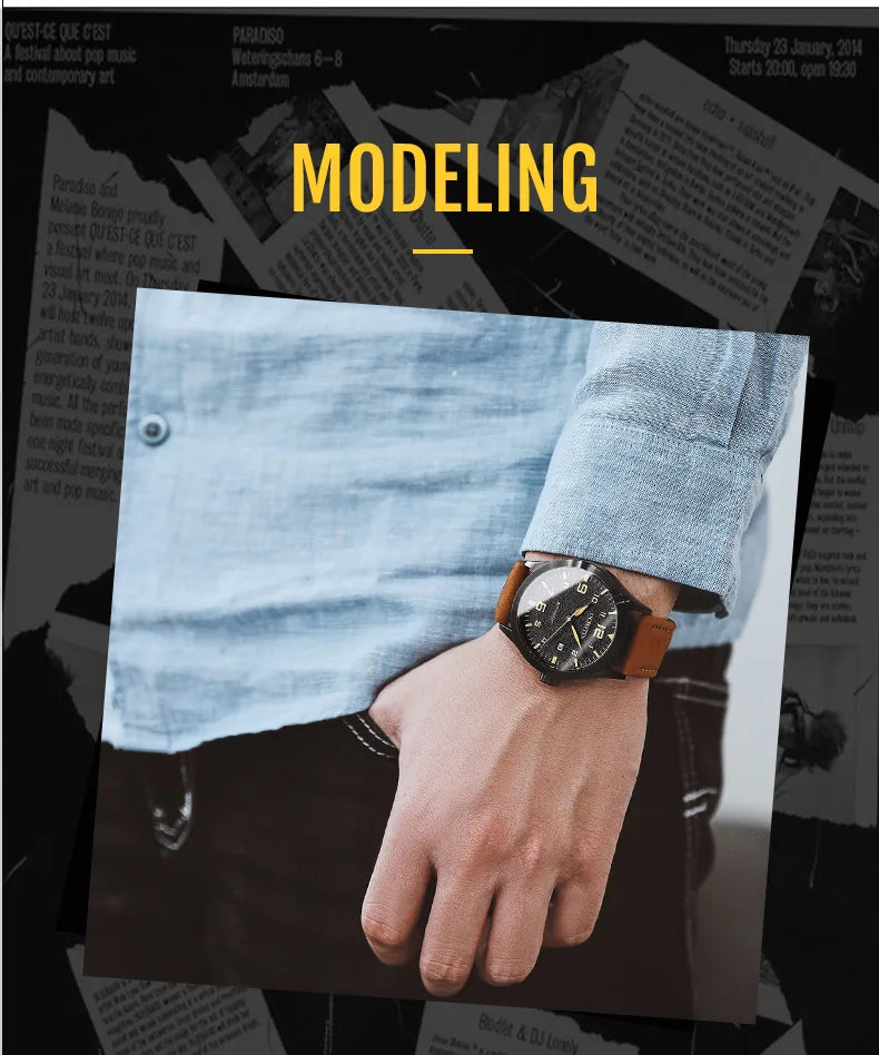 OCHSTIN Men Automatic Mechanical Watch Luxury Casual Dress Military Outdoor Sports Army Mens Wristwatches Waterproof Male Clock