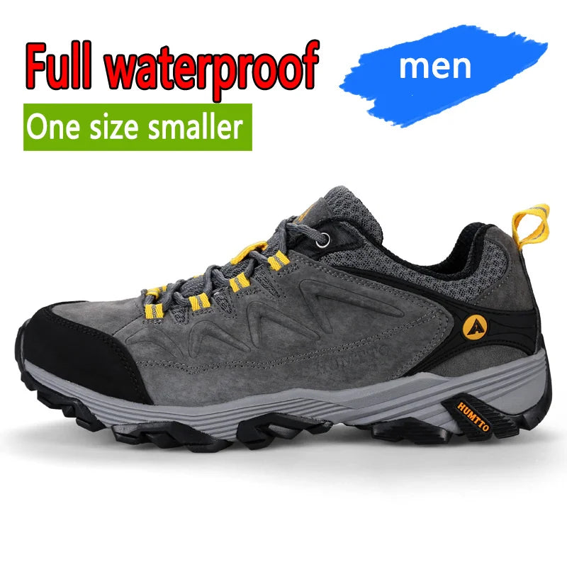 HUMTTO Hiking Shoes Men Winter Outdoor Sports Climbing Shoes Hunting Shoes Warm Women Trekking Sneakers Ankle Boots Tactical