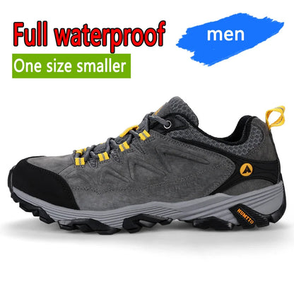 HUMTTO Hiking Shoes Men Winter Outdoor Sports Climbing Shoes Hunting Shoes Warm Women Trekking Sneakers Ankle Boots Tactical