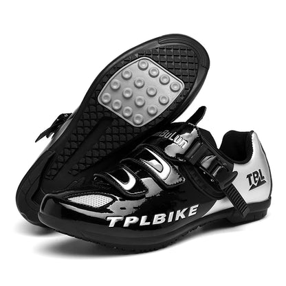 Professional Racing Road Bike Cycling Shoes for Men, Outdoor Non-Slip MTB Bicycle Sneakers, Breathable Self-Locking Sports Cleat Shoes