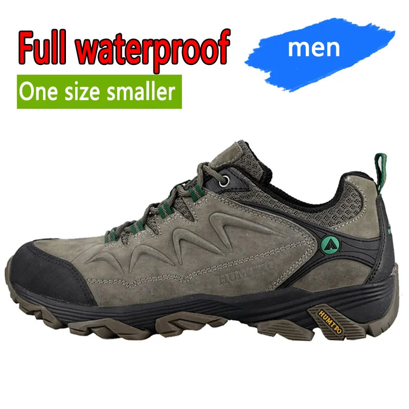 HUMTTO Hiking Shoes Men Winter Outdoor Sports Climbing Shoes Hunting Shoes Warm Women Trekking Sneakers Ankle Boots Tactical