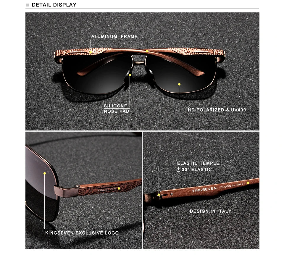 KINGSEVEN nove aluminijske muške modne sunčane naočale za putovanja i vožnju, muške naočale, Oculos band sunčane naočale N7188