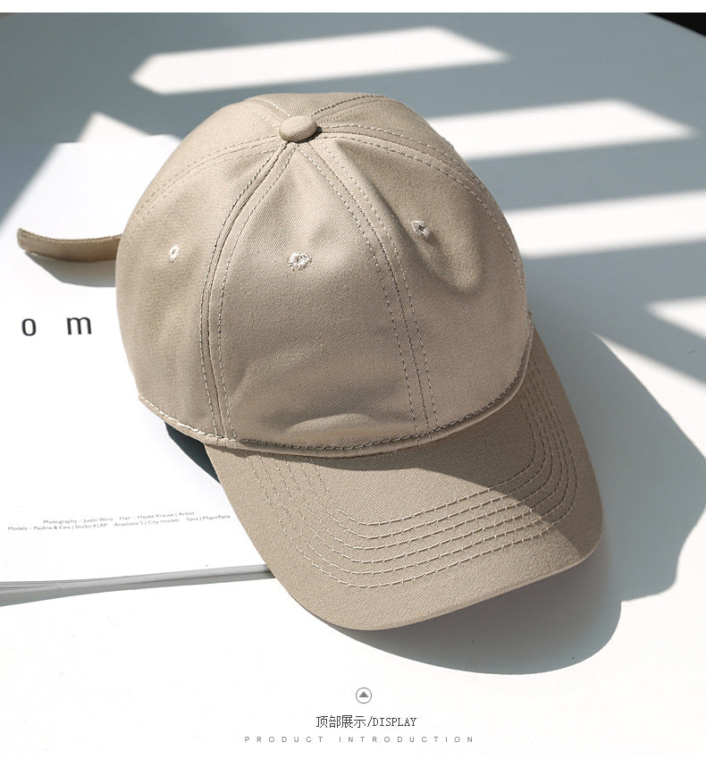 Custom Logo Cotton Soft Top Baseball Cap For Women Men Classics Simple Adjustable Dad Hat Outdoor Sport Dad Hats Wholesale