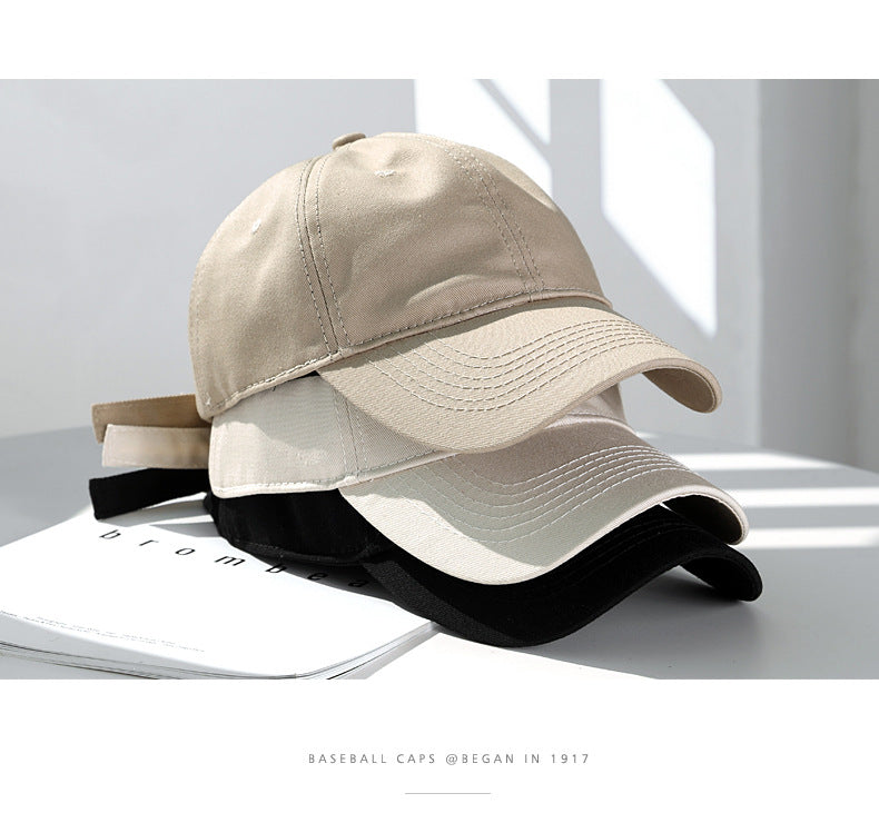Custom Logo Cotton Soft Top Baseball Cap For Women Men Classics Simple Adjustable Dad Hat Outdoor Sport Dad Hats Wholesale