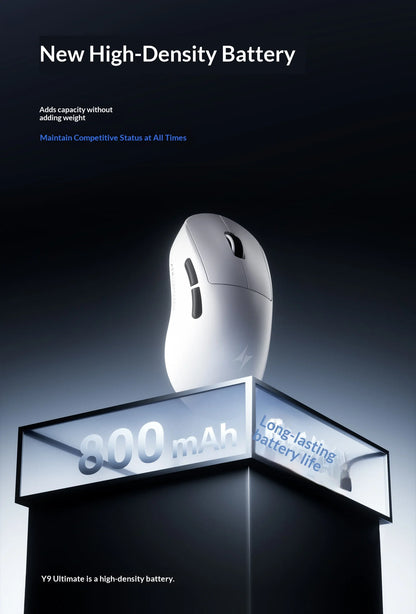 ATK Dragonfly Y9 Wireless Gaming Mouse PAW3950 Ultra Nordic54L15 8Khz High Performance for Computer Office Use Mouse Accessories