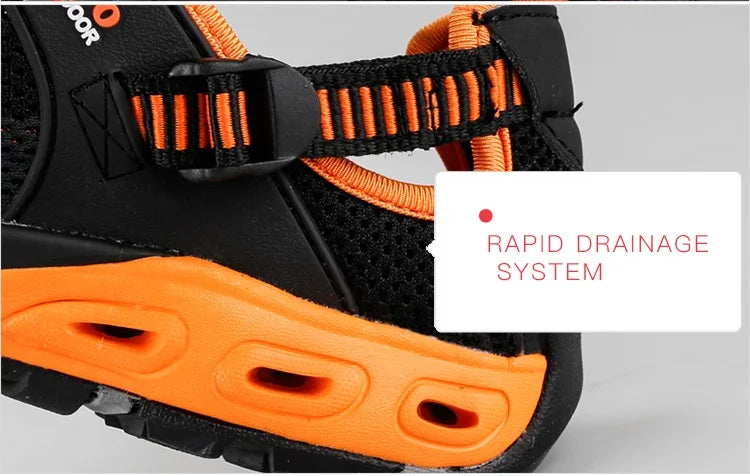HUMTTO Summer Wading Hiking Shoes for Men Outdoor Men Sneakers Breathable Quick Drying Sports Trekking Beach Barefoot Men's Shoes