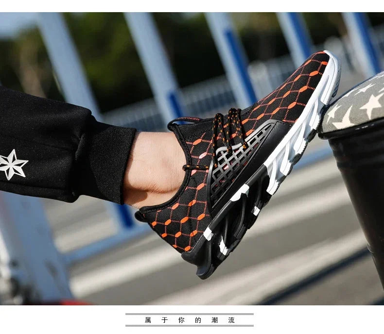 Men's Sports Shoes Breathable Casual Walking Shoes Men's Fashion Clothing Tennis Sports Shoes