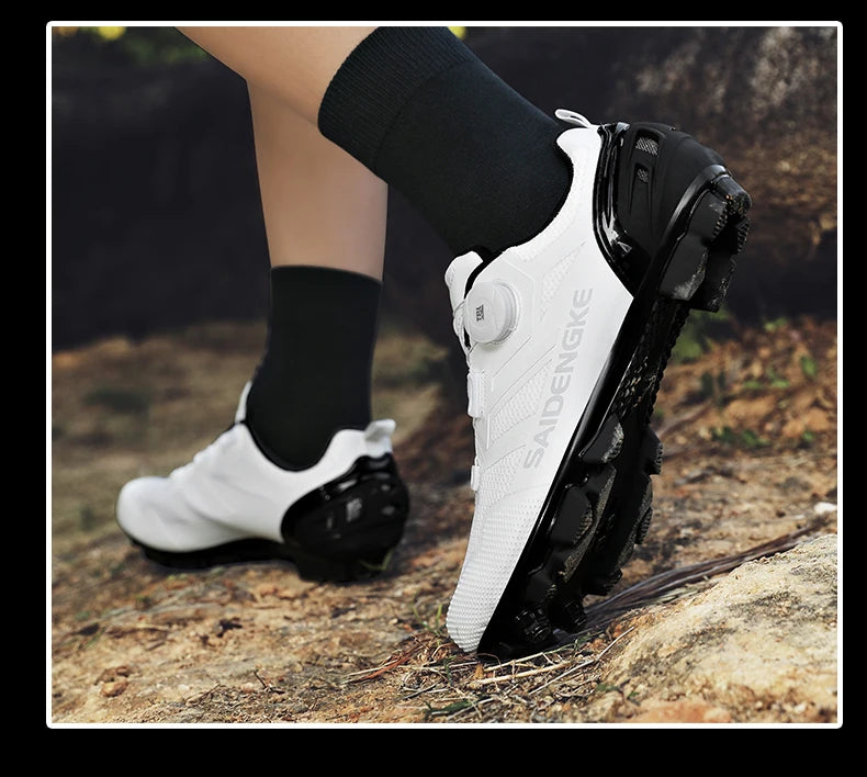 Sapatilhas de Ciclismo Unissexo Novas Profissionais Leves Luxyry Originais para Estrada em Borracha MTB Corrida Bicicleta Moda Bike Street Sports