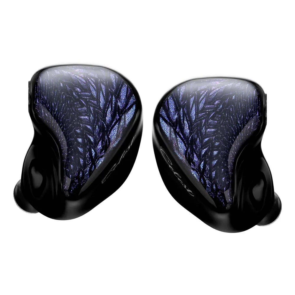 Celest Wyvern Black In-Ear Monitor Wired IEM Gaming Earbuds with Microphone HiFi Bass 10mm Driver Detachable Cable