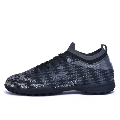 Nuove scarpe da calcio da uomo di alta qualità, tacchetti da partita per indoor, scarpe da calcio outdoor best seller per erba, futsal alte antiscivolo
