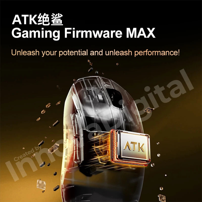 ATK Dragonfly A9 Ultimate bezdrôtová herná myš A9 Air PAW3950 ultraľahká ergonomická e-športová FPS myš pre hráčov CSGO A9 Ultra
