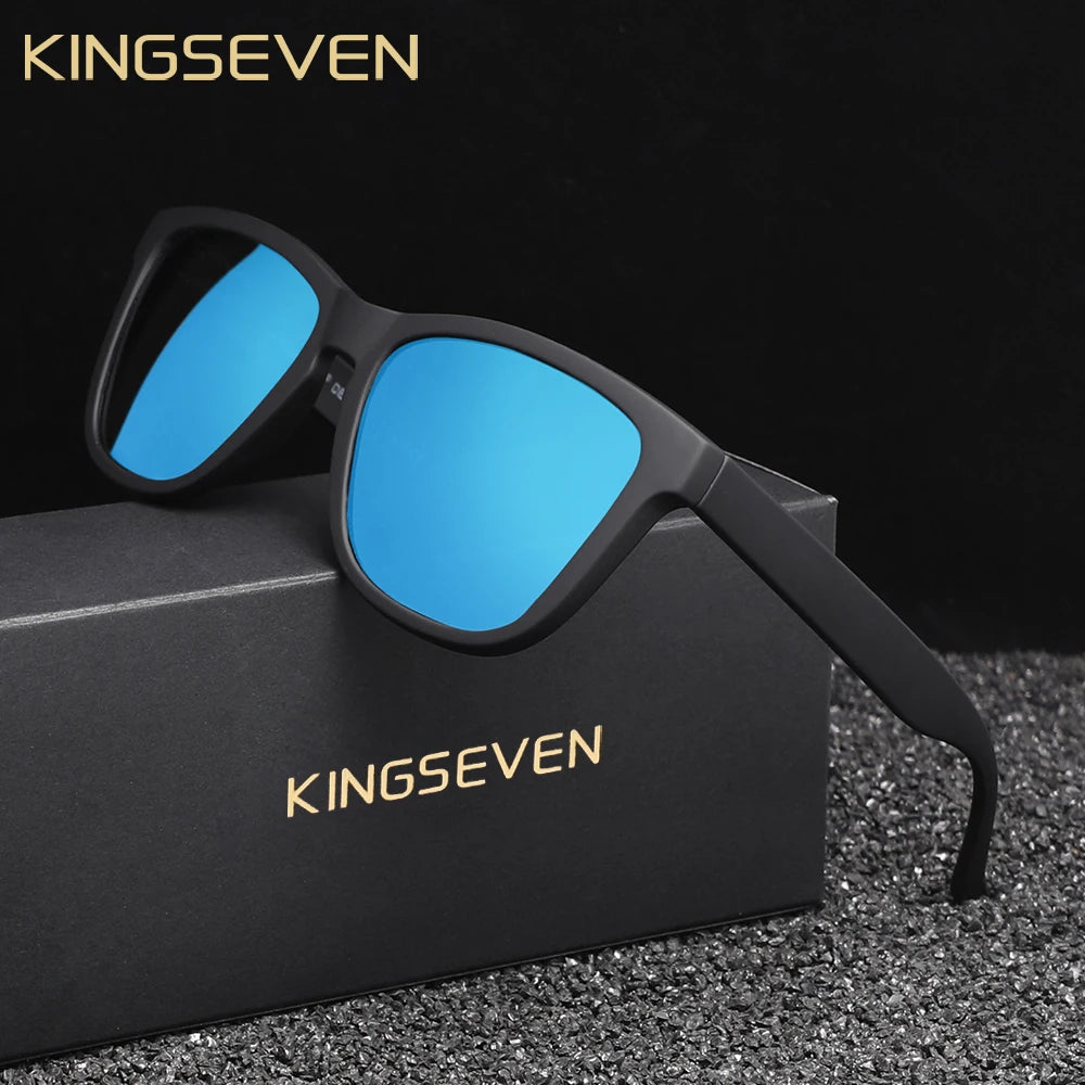 KINGSEVEN Fashion Men‘s Sunglasses Polarized UV400 Sunscreen Glasses Ultralight TR90 Women Fishing Driving Glasses
