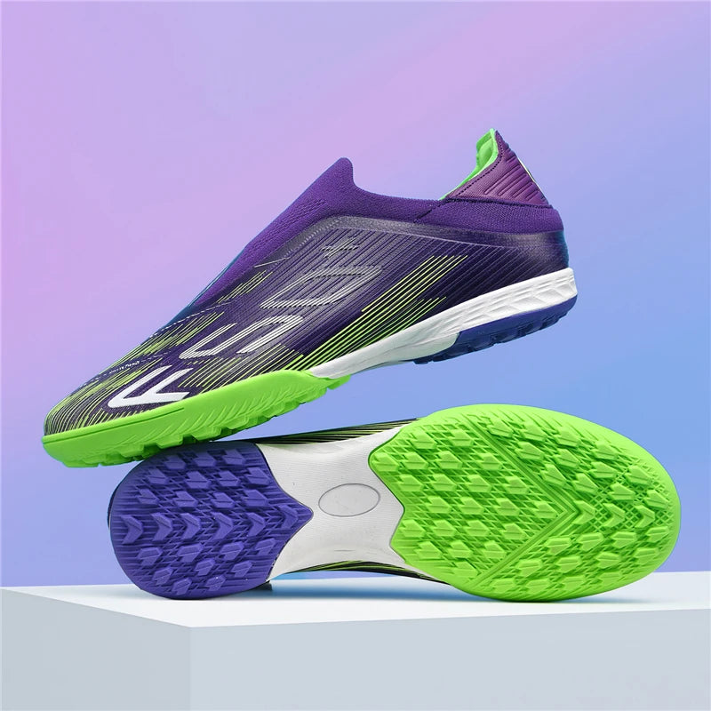 New Men Football Boots Match Grass Cleats High-quality Soccer Shoes Futsal Sneakers Non-Slip Indoor Hot-selling High-top Outdoor