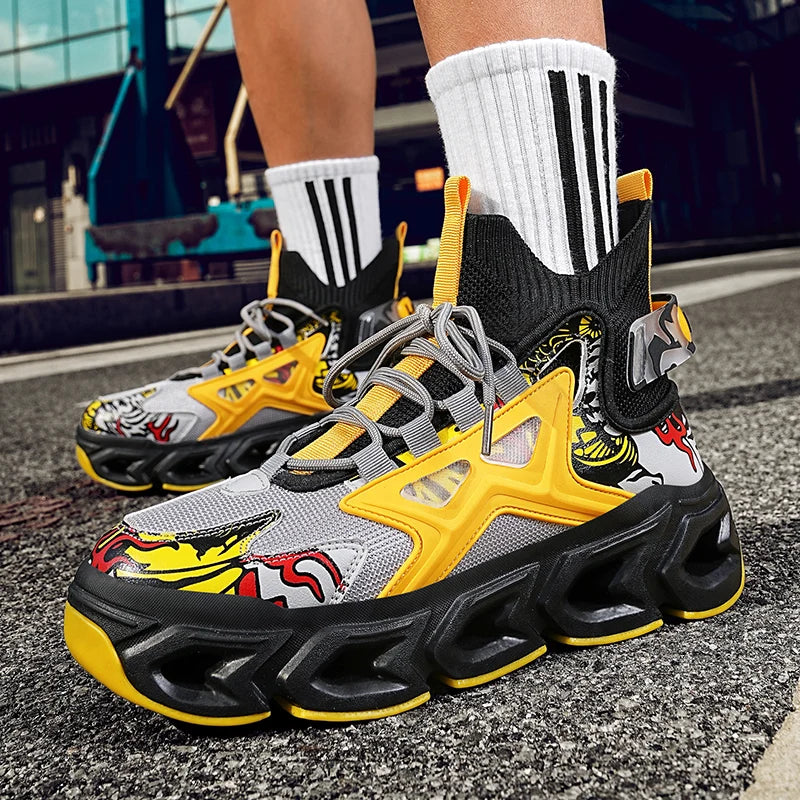 Men's Sneakers Male Casual Men's Shoes Tennis Luxury Shoes Trainer Race Breathable Shoes Fashion Running Shoes for Women