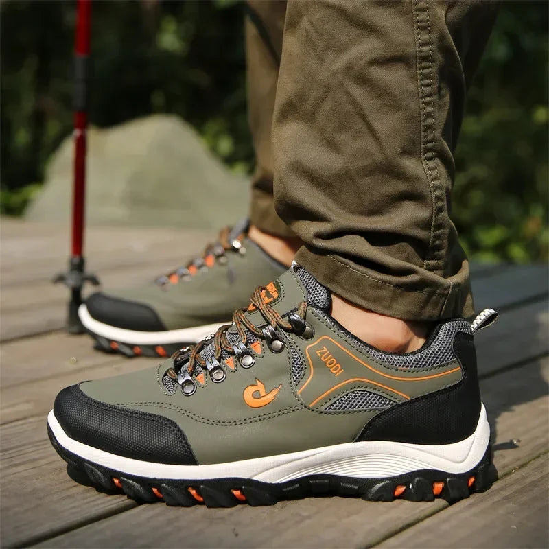Bottines décontractées pour hommes, confortables, idéales pour les activités de plein air, avec semelle plateforme, légères, parfaites pour les randonnées et les voyages, pointure 48.