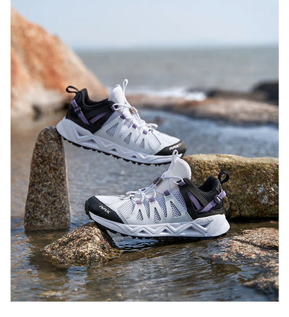 RAX Novos Sapatos de Caminhada de Verão para Homem e Mulher, Respiráveis, para Caminhada em Riachos, Trekking, Aqua Shoes, Pesca Outdoor, Campismo e Sneaker para Homem