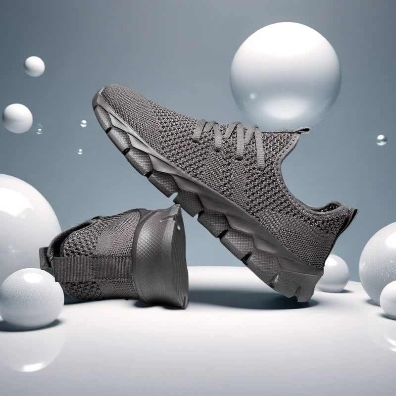 Herresneakers i mesh, lette damesko, afslappede flade sko, herreløbesko, sportssko, bløde tennissko, åndbare herresneakers