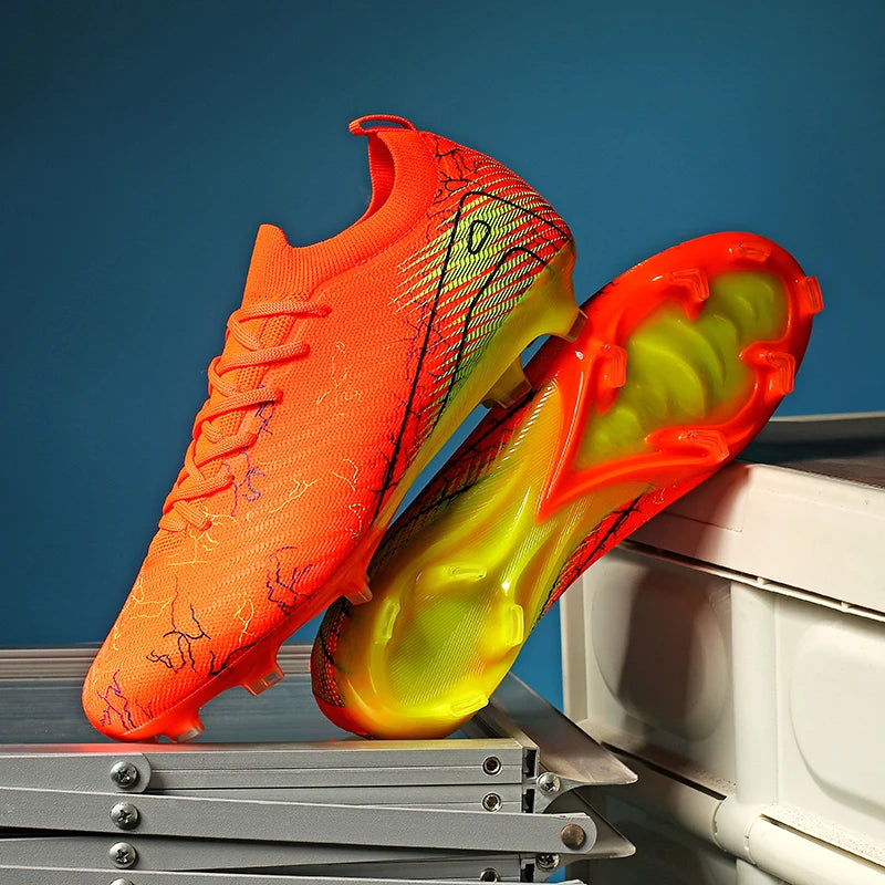 New Men's Football Boots Non-Slip Soccer Shoes Training Sneakers FG Top Quality Cleats Wholesale Drop Shipping Unisex Adult