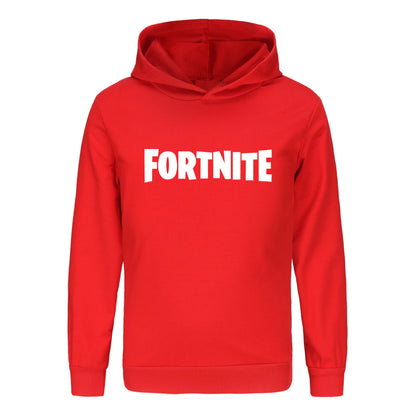 Detská mikina Fortnite Baby Cartoon s kapucňou, unisex, chlapčenská s dlhým rukávom, mládežnícke dievčenské ležérne kabáty1354