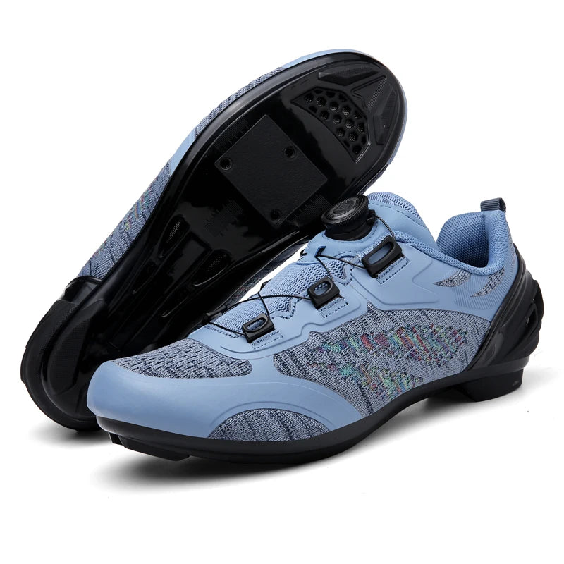 Mtb Cycling Shoes Men Women T03 Purple Breathable Speed Self-Locking Road Cycling Sports Shoes Outdoor Racing Training Sneakers