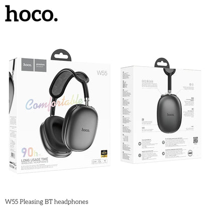 HOCO W55 sur l'oreille Bluetooth écouteur sans fil musique casque micro HiFi Audio casques stéréo son Sport écouteurs 40MM AUX TF