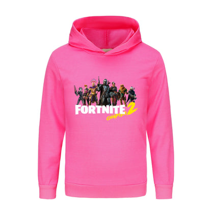 Fortnite Hoodie für Kinder und Babys, Cartoon-Kleidung, Unisex, Jungen, langärmelige Kapuzen-Sweatshirts, Jugendliche, Mädchen, lässige Jacken1007
