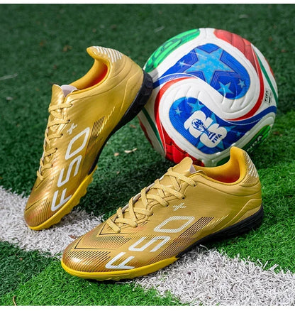Nouvelles chaussures de football pour hommes, chaussures de football professionnelles, chaussures d'entraînement, chaussures de match, baskets antidérapantes, chaussures de sport pour terrain gazonné, chaussures d'extérie