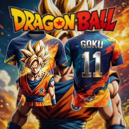 Camiseta fitness retro Dragon Ball verano 2026, corte oversize para hombre, estampado 3D, manga corta, familiar unisex, camiseta deportiva infantil