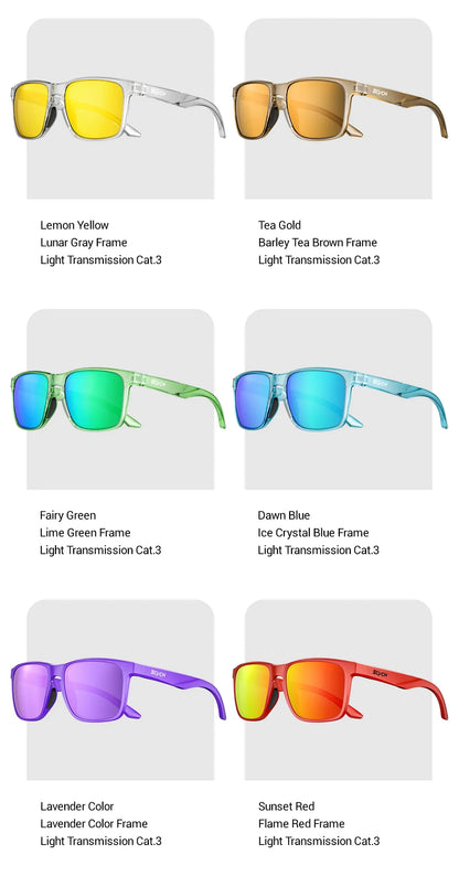 SCVCN Outdoor Polarized Water Sports Beach Ocean Sea Platform Fishing Cycling MTB Sunglasses Bicycle Sports Hiking Eyewear UV400