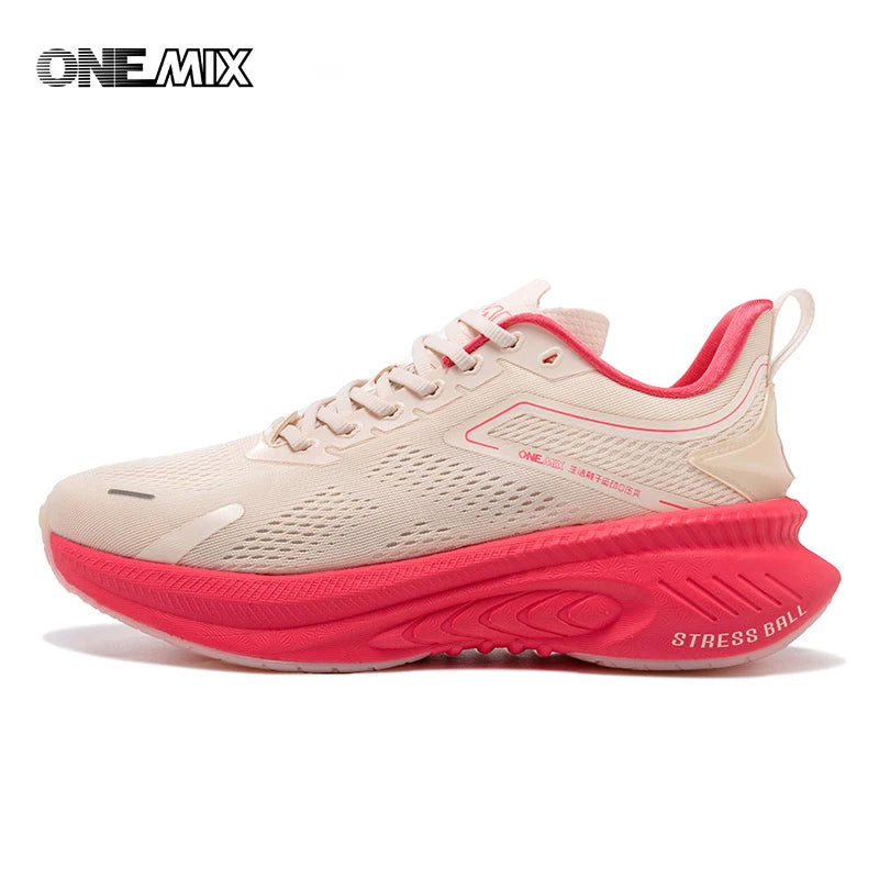 ONEMIX Nuevo estilo Otoño Invierno Zapatillas de running para hombre Outdoor Jogging Amortiguadas Transpirables Ligeras Elásticas Deportivas