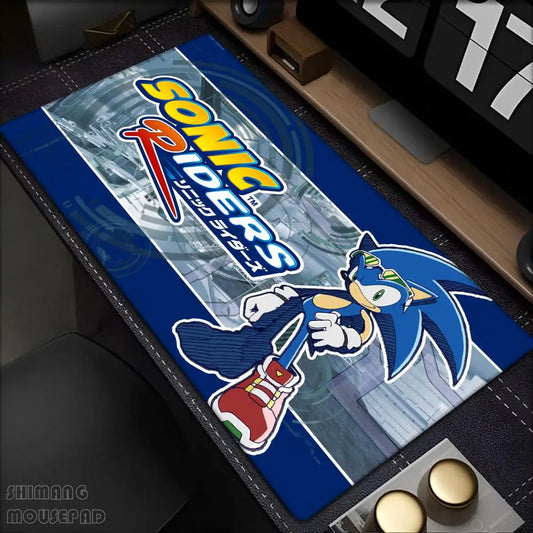 Anime Sonic The Hedgehog Mouse Mat Desk Mat With Pad Gaming Accessories Prime Gaming XXL Keyboard Pad Padding Mat