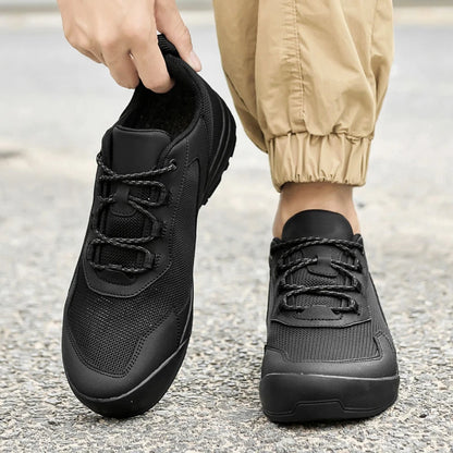 Leisure Walk Men Casual Shoes Fashion Genuine Leather Sneakers Outdoor Male Sports Shoes Non-Slip Walking Shoes Treking Footwear