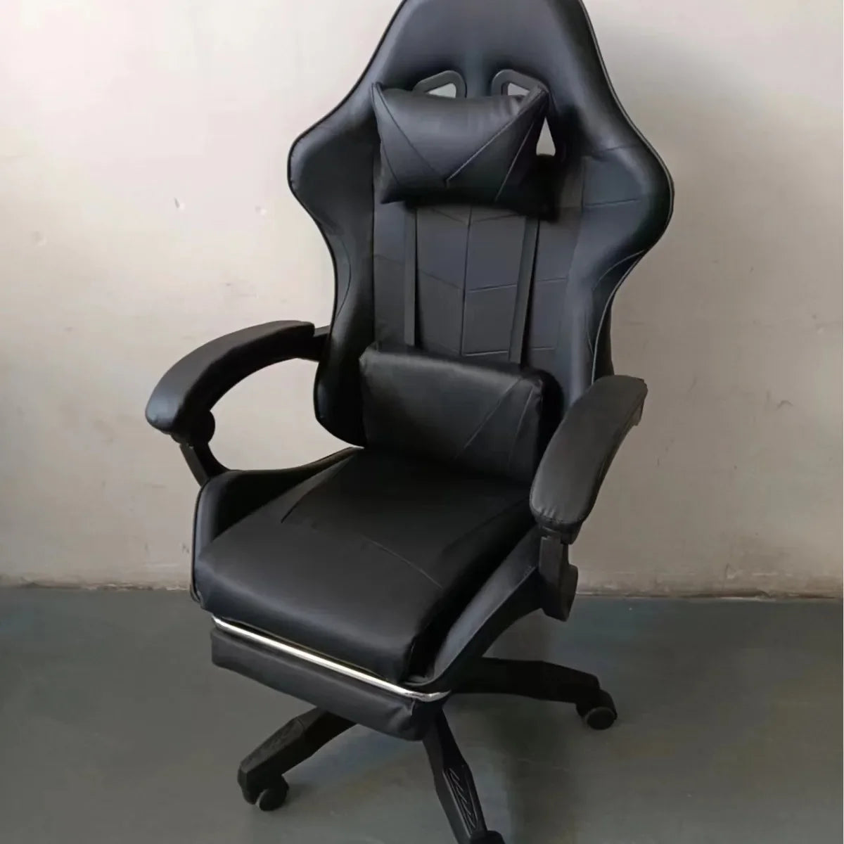 Chaise de jeu ergonomique, chaise de bureau réglable, chaise d'ordinateur pivotante, roulettes silencieuses, support lombaire, siège confortable, pour la maison