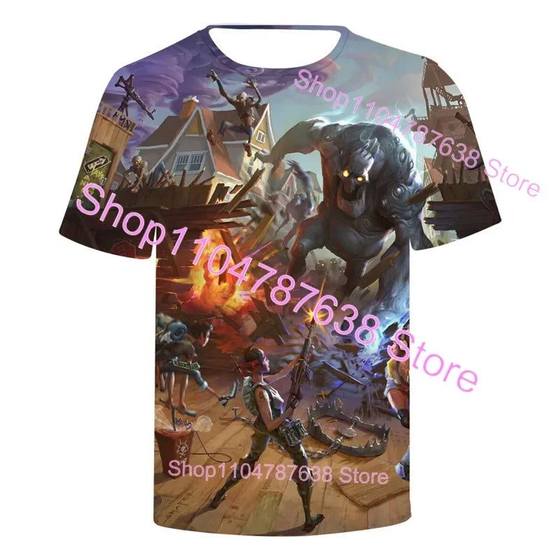 Letné tričko Raven Ultima Knight F-Fortnite s 3D potlačou Banana Peely Pánske tričko Battle Royale Hry Tričká Narodeninové darčeky