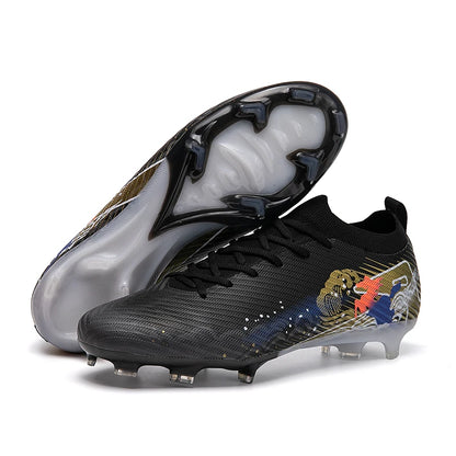 Novas Chuteiras de Futebol para Homem, Chuteiras de Futebol FG Antiderrapantes para Treino, Chuteiras de Futebol com Pitões Longos para Jogo, Ultraleves, Exterior, Dropshipping