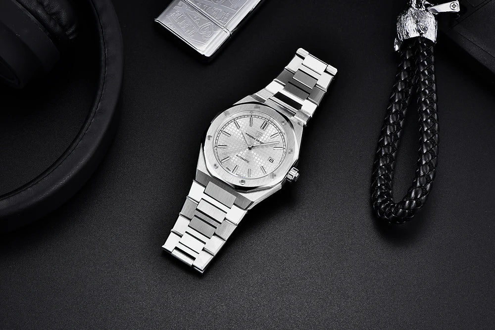 PAGANI DESIGN MIYOTA 8215 Men Automatic Mechanical Watches 40MM Sapphire Stainless Steel Waterproof Luminous Wrist Watch