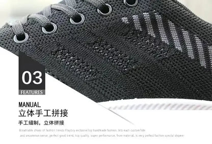 Lässige Herren-Laufschuhe mit rutschfestem Outdoor-Design – graue flache Sportschuhe – schwarze modische, preisgünstige Herrenschuhe