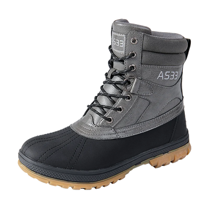 Grande taille 47 bottes d'extérieur pour hommes bottes de neige d'hiver pour hommes bottes de travail d'entraînement imperméable antidérapant garder au chaud chaussures d'hiver