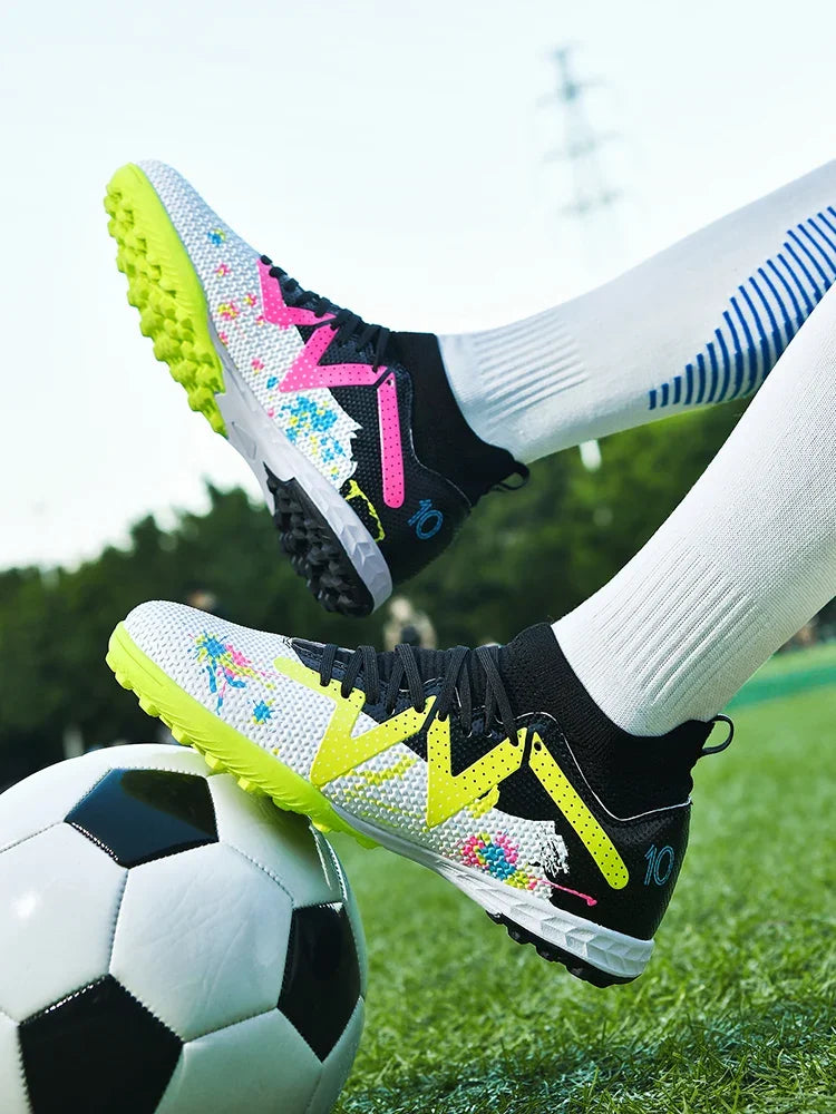 Scarpe da calcio da uomo, scarpe da calcio Society, scarpe da calcio professionali, scarpe da calcio da campo veloce al coperto, scarpe da ginnastica da ragazzo, allenamento originale