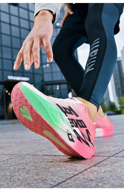 Running Shoes Men Sports Carbon Plate Specialty Breathable Lightweight Women's Comfortable Athletic Non-slip Sneakers Marathon