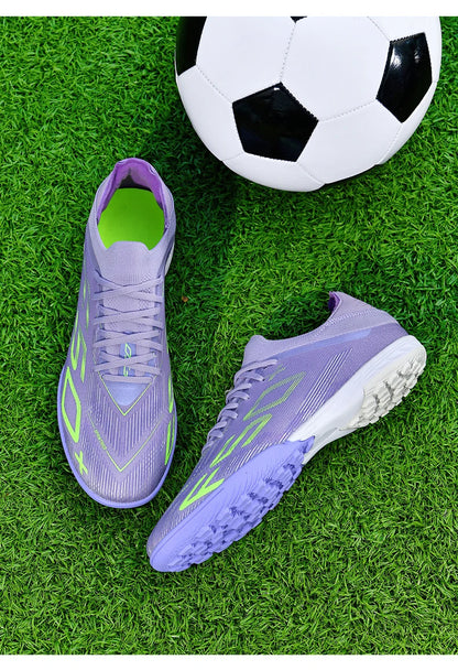 New Men Football Boots Match Cleats High-quality Futsal Indoor Sneakers Non-Slip Grass Soccer Shoes Hot-selling High-top Outdoor