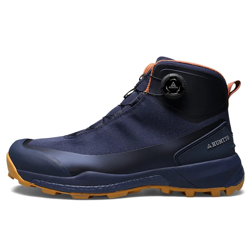 HUMTTO hiking shoes men's winter high-top warm non-slip hunting shoes women outdoor sports cushioning snow boots Tactical boots