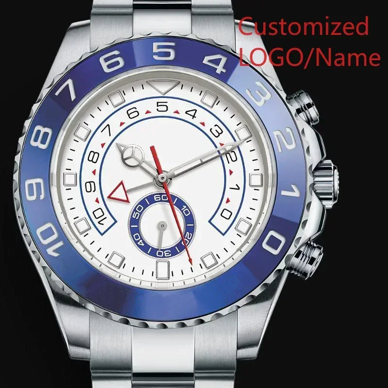 A989 Store Customized Watch Men's 44mm Automatic Mechanical Male Brand Clock Top Watches