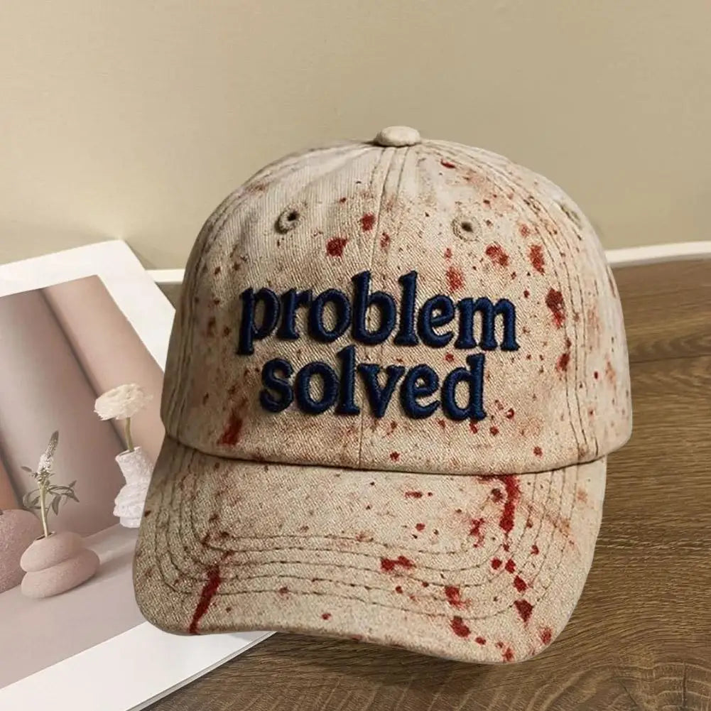 Bloody Baseball Caps for Halloween Parties Women Men Adult Unisex Cap Halloween Horror Bloody Hat Party Caps Funny Bloody Hats